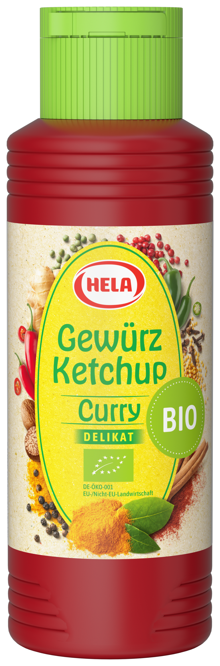 148444 4027400148565 02 2024 Hela Bio Gewuerz Ketchup Curry delikat 300m