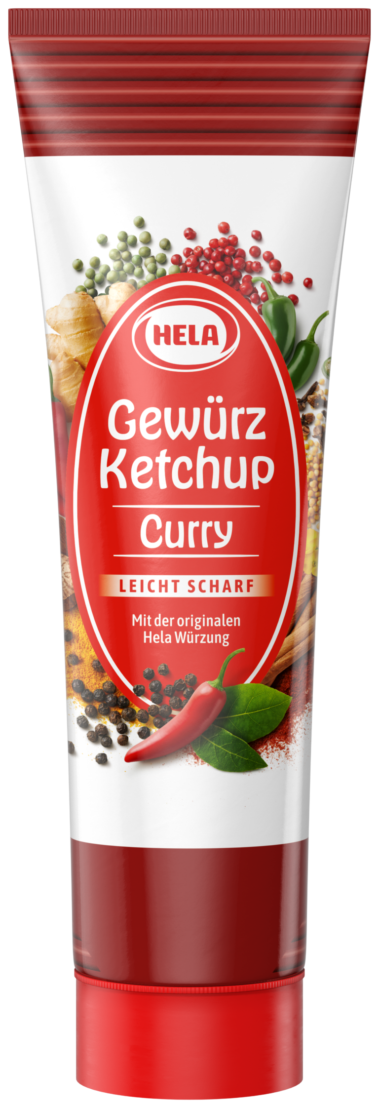 148860 4027400148701 05 2023 Hela Gewuerz Ketchup Curry leicht scharf 150ml RGB